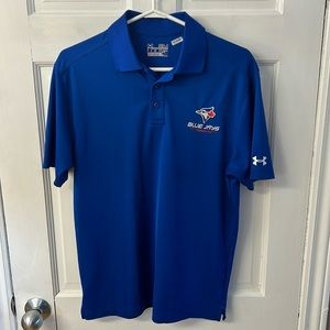 Under Armour Heatgear loose fit polo featuring the Blue Jays men’s size S